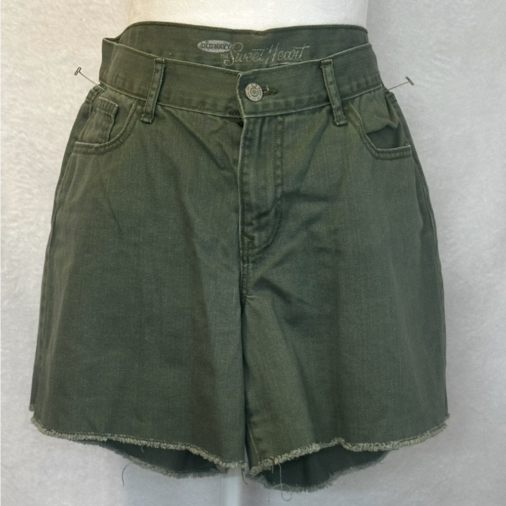 #1434 Old Navy Women's Green Shorts Sz 12